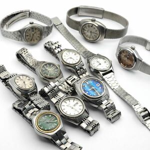 1円 まとめ SEIKO セイコー 自動巻 ジャンク品 一部動作品あり 10本セット レディース KN0392T（NN 34）