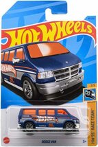 即決!2023 ホットウィール ☆ ダッチバン 55周年 HotWheels ロゴ ホワイト 青 HW レースチームシリーズ_画像1