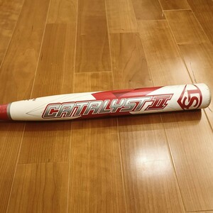 ルイスビルスラッガー カタリスト2 Ti チタン ソフトボール3号 バット ゴム専用 84cm 680g ソフトボール用バット CATALYST ⅱ ルイビル 白