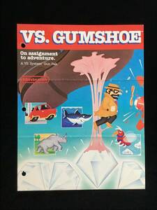任天堂 / チラシ　　ガムシュー / GUMSHOE　　VS.基板 　　1986年