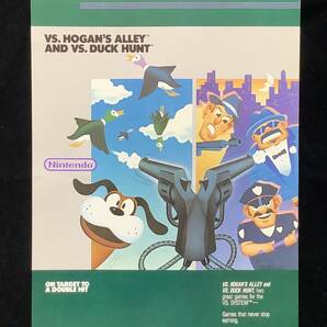 任天堂 / チラシ  VS. HOGAN'S ALLEY AND VS. DUCK HUNT   1985年 の画像1