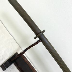 緑檀木刀 102cm 1075g 鍔セットの画像5