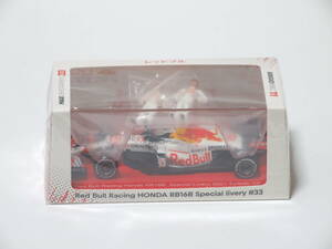 新品未開封 スパーク ユーロスポーツ別注 1/43 レッドブル RB16B ホンダ トルコGP №33 フェルスタッペン／№11 ペレス フィギュア付