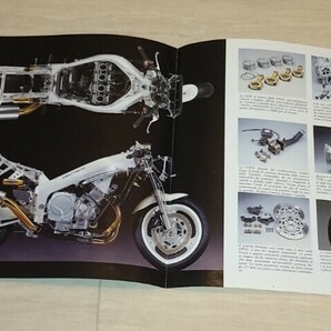 【1990年製 名車】ヤマハ FZR750R OW-01 ヨーロッパ市場 カタログ 旧車 ビンテージ ワールドスーパーバイク YAMAHA MOTOR CO., LTD.の画像2