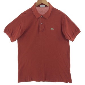 古着 80年代 ラコステ LACOSTE CHEMISE フレンチラコステ 半袖 ポロシャツ フランス製 メンズM ヴィンテージ /eaa381643