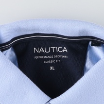 古着 ノーティカ NAUTICA CLASSIC FIT 総柄 半袖 ポロシャツ メンズXL /eaa430860_画像3