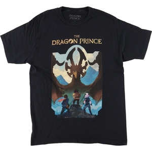 古着 THE DRAGON PRINCE ドラゴン王子 アニメ キャラクタープリントTシャツ メンズM /eaa435327