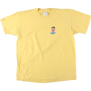 古着 90年代 COLLEGE WARE BETTY BOOP ベティブープ キャラクタープリントTシャツ USA製 メンズXL ヴィンテージ /eaa435329