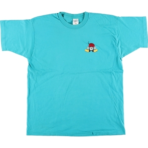 古着 MICKEY&CO. MICKEY MOUSE ミッキーマウス キャラクタープリントTシャツ USA製 メンズXL /eaa435331