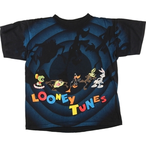 古着 LOONEY TUNES ルーニーテューンズ 両面プリント キャラクタープリントTシャツ メンズXL ヴィンテージ /eaa435335