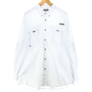 古着 コロンビア Columbia PFG ボタンダウン 長袖 フィッシングシャツ メンズXL /eaa431627