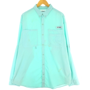 古着 コロンビア Columbia PFG ボタンダウン 長袖 フィッシングシャツ メンズXL /eaa431603