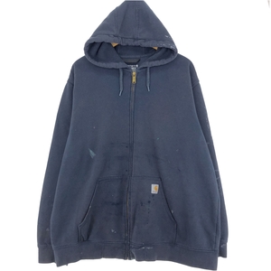 古着 カーハート Carhartt スウェットフルジップパーカー メンズXXL /eaa413324