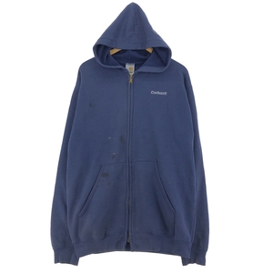 古着 00年代 カーハート Carhartt スウェットフルジップパーカー メンズL /eaa379543