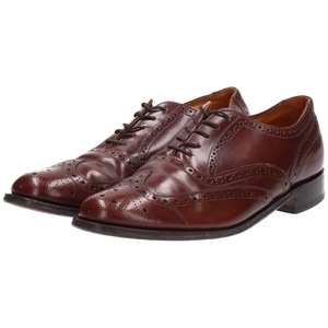 古着 ローク Loake ウイングチップシューズ 英国製 8 1/2 メンズ27.0cm /saa009378