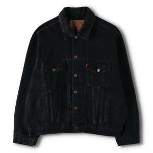 古着 90年代 リーバイス Levi's 70503-02 ブラック デニムジャケット Gジャン USA製 メンズM ヴィンテージ /evb004716