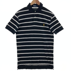 古着 ラルフローレン Ralph Lauren POLO by Ralph Lauren 半袖 ボーダー ポロシャツ メンズM /eaa381293