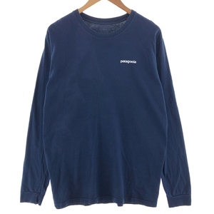 古着 パタゴニア Patagonia バックプリント ロングTシャツ ロンT メンズL /eaa382691