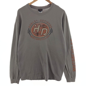 古着 ハーレーダビッドソン Harley-Davidson ロングTシャツ ロンT メンズL /eaa382823