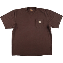 古着 カーハート Carhartt ORIGINAL FIT 半袖 ワンポイントロゴポケットTシャツ メンズXL /eaa436239_画像1