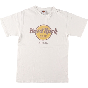 古着 ハードロックカフェ HARD ROCK CAFE LONDON アドバタイジングTシャツ メンズS /eaa433172