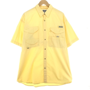 古着 コロンビア Columbia PFG 半袖 フィッシングシャツ メンズXL /eaa436737