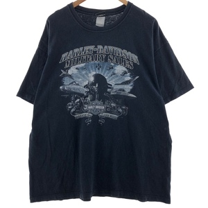 古着 ハーレーダビッドソン Harley-Davidson モーターサイクル バイクTシャツ USA製 メンズXXL /eaa390136