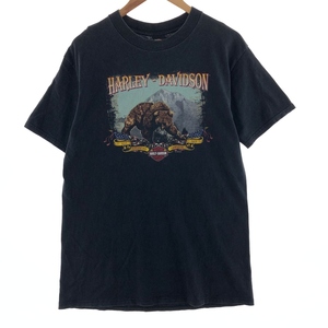 古着 90年代 ハーレーダビッドソン Harley-Davidson モーターサイクル バイクTシャツ USA製 メンズL ヴィンテージ /eaa390166