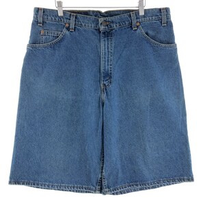 古着 90年代 リーバイス Levi's 565 WIDE LEG デニムショーツ ハーフパンツ USA製 メンズw37 ヴィンテージ /eaa382474