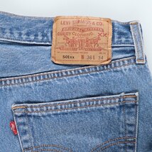 古着 00年代 リーバイス Levi's リーバイス501XX ストレートデニムパンツ メンズw35 /eaa428725_画像3