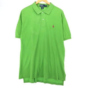 古着 ラルフローレン POLO by Ralph Lauren 半袖 ポロシャツ メンズXL /eaa436590