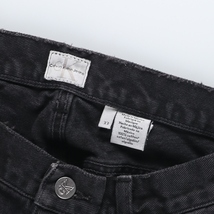 古着 カルバンクライン Calvin klein JEANS ブラックデニムパンツ メンズw32 /eaa414577_画像3