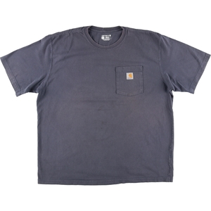 古着 カーハート Carhartt Loose Fit 半袖 ワンポイントロゴポケットTシャツ メンズXL /eaa436388