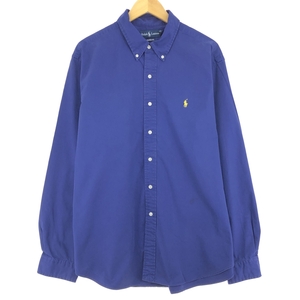 古着 ラルフローレン Ralph Lauren CLASSIC FIT 長袖 ボタンダウンシャツ メンズXXL /eaa433023