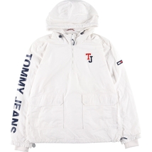 古着 トミーヒルフィガー TOMMY HILFIGER コットン アノラックパーカー メンズL /eaa423363_画像1