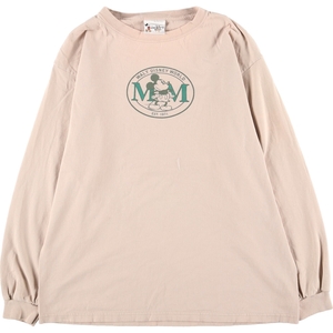 古着 90年代 Walt Disney World ミッキーマウス キャラクタープリントロングTシャツ ロンT USA製 メンズL ヴィンテージ /eaa438434