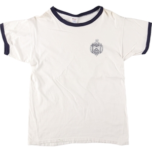 古着 80年代 チャンピオン Champion トリコタグ USNA 米海軍兵学校 リンガーTシャツ USA製 メンズM ヴィンテージ /eaa433554