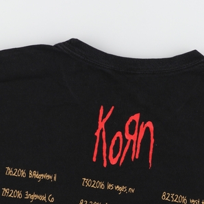 古着 KORN コーン バンドTシャツ バンT メンズL /eaa436849の画像6