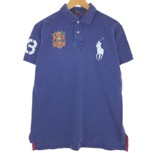 古着 ラルフローレン Ralph Lauren POLO RALPH LAUREN CUSTOM FIT 半袖 ポロシャツ メンズL /eaa436565_画像1