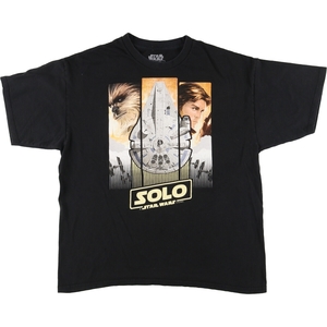 古着 SOLO ハンソロ STAR WARS スターウォーズ 映画 ムービーTシャツ メンズXL /eaa438973