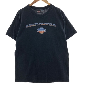 古着 90年代 ハーレーダビッドソン Harley-Davidson モーターサイクル バイクTシャツ USA製 メンズL ヴィンテージ /eaa382890