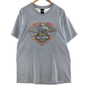 古着 90年代 ハーレーダビッドソン Harley-Davidson モーターサイクル バイクTシャツ USA製 メンズXL ヴィンテージ /eaa382564