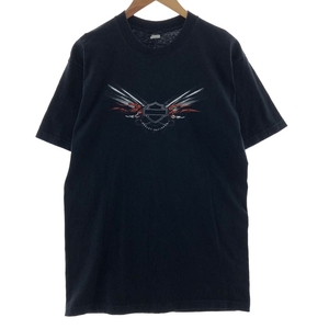 古着 00年代 ハーレーダビッドソン Harley-Davidson モーターサイクル バイクTシャツ メンズL /eaa382889