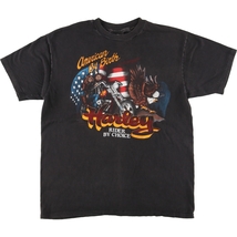 古着 90年代 ハーレーダビッドソン Harley-Davidson モーターサイクル バイクTシャツ メンズL ヴィンテージ /eaa440534_画像1