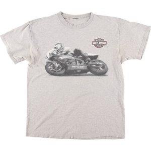 古着 90年代 ハーレーダビッドソン Harley-Davidson モーターサイクル バイクTシャツ メンズXL ヴィンテージ /eaa440533