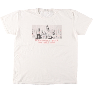 古着 ギルダン BACKSTREET BOYS DNA WORLD TOUR バックストリート ボーイズ バンドTシャツ バンT メンズXL /eaa440863