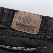 古着 ラングラー Wrangler ブラックデニム ストレートデニムパンツ USA製 メンズw34 /eaa433400_画像3