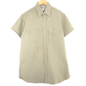 古着 90年代 カーハート Carhartt 半袖 ウエスタンシャツ メンズXL ヴィンテージ /eaa444601