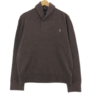 古着 ラルフローレン Ralph Lauren ショールカラー コットンニットセーター メンズM /eaa436780