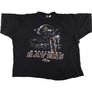 古着 ビッグサイズ NFL TEAM APPAREL NFL BALTIMORE RAVENS ボルチモアレイブンズ プリントTシャツ メンズXXXXXL /eaa440572